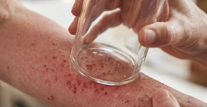 meningitis rash