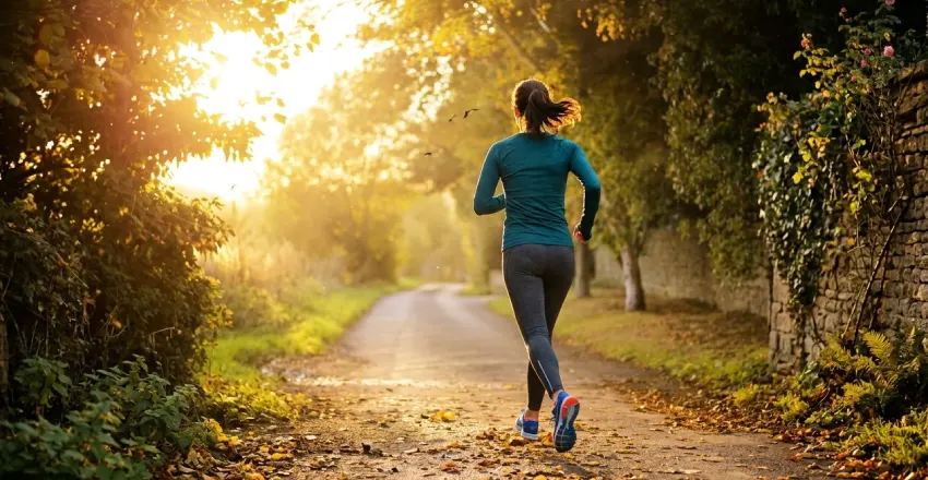 jogger in park